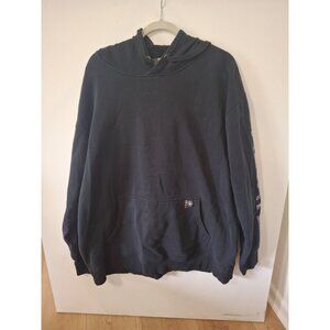 Ariat Rebar XXL Tall Mens Black Hoodie Sweatshirt With Graphic Skull & Logo On S